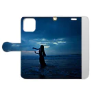 Rira Dancer Official Shopの【моря】 Book-Style Smartphone Case:Opened (outside)