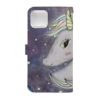 しゅー                                       ✧Shu✧︎  unicorn✴︎universeのunicorn✴︎universe 手帳型スマホケースの裏面