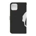 moumouの牛柄 Book-Style Smartphone Case :back