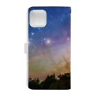 Ksukeのガール×写真×夜空 Book-Style Smartphone Case :back