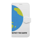 GliateWorkShopの地球を守りましょう！！ Book-Style Smartphone Case