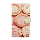 aki🧜‍♀️kia /aki narisawaのmany birthday cookies Book-Style Smartphone Case