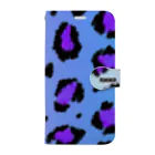 ЯMMRのBlue leopard Book-Style Smartphone Case