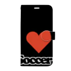 Yottblog オリジナルグッズ店のI LOVE 少年サッカーiPhone11 Pro用 Book-Style Smartphone Case