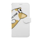 5corgisのwarainagara neru cogi Book-Style Smartphone Case