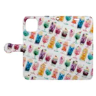 & colorsのアイスフロート   Book-Style Smartphone Case:Opened (outside)