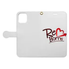 rebornsのReBORNs公式Goods２ Book-Style Smartphone Case:Opened (outside)