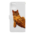 Elegant CatのElegant Cat ③ Book-Style Smartphone Case :back