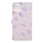 IENITY　/　MOON SIDEの【IENITY】 Yamikawaii Syndrome 手帳型ケース #Pink  Book-Style Smartphone Case :back