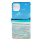 Hawaii Picturesの天国のビーチ🏖 Book-Style Smartphone Case :back