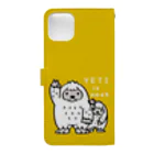 イラスト MONYAAT のCT94 YETI is yeah*D3402 Book-Style Smartphone Case :back