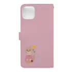 catpainter_moeのほこにゃんシリーズ（竹ちゃん専用） Book-Style Smartphone Case :back