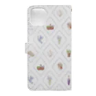 mika yoshidaのlittle tea party Book-Style Smartphone Case :back