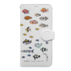 しまのなかまfromIRIOMOTEのらくがきしまのなかま魚類（11〜13） Book-Style Smartphone Case