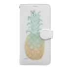 *ShuのSummer  Pineapple Book-Style Smartphone Case