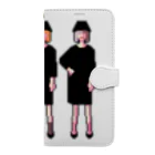 ずぅんの三人の女の子 Book-Style Smartphone Case