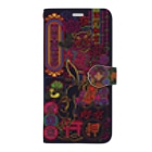 中村杏子のアジアンネオン Book-Style Smartphone Case