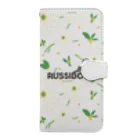 russibooのalice_flower Book-Style Smartphone Case