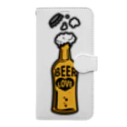 CɐkeccooのILOVEBEER-ビール瓶-お酒好きに Book-Style Smartphone Case