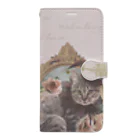 monetのmonet/Beautiful cat clown-Gothic Book-Style Smartphone Case