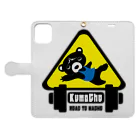 AQ-BECKのKumaCho-（B） ～Road to Macho～ Book-Style Smartphone Case:Opened (outside)