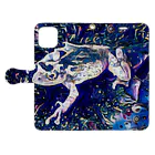 Fantastic FrogのFantastic Frog -Cosmos Version- Book-Style Smartphone Case:Opened (outside)