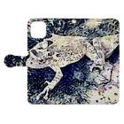 Fantastic FrogのFantastic Frog -Edo Ukiyoe Version- Book-Style Smartphone Case:Opened (outside)