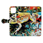 Fantastic FrogのFantastic Frog -Plein Air Version- Book-Style Smartphone Case:Opened (outside)