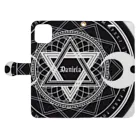 𝕯𝖆𝖓𝖎𝖊𝖑𝖆 ✡︎ 紅のDANIELA魔法陣ロゴ Book-Style Smartphone Case:Opened (outside)