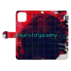 Aimurist のD‘Gaiadny red Book-Style Smartphone Case:Opened (outside)