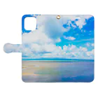 mizuphoto galleryのsummer vacation Book-Style Smartphone Case:Opened (outside)