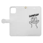 pirame shopのCHANGIN Book-Style Smartphone Case:Opened (outside)