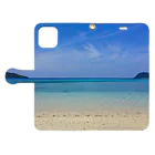 mizuphoto galleryのsecret blue Book-Style Smartphone Case:Opened (outside)