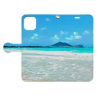 Hawaii Picturesの天国のビーチ🏖 Book-Style Smartphone Case:Opened (outside)