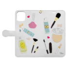 *Shuのsweet cosmetics Book-Style Smartphone Case:Opened (outside)