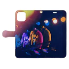 さきちゃんのおみせのLIVE！LIVE！LIVE！ Book-Style Smartphone Case:Opened (outside)