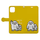 イラスト MONYAAT のCT94 YETI is yeah*D3402 Book-Style Smartphone Case:Opened (outside)