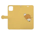 柴犬の里のシバノコ Book-Style Smartphone Case:Opened (outside)