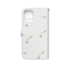 お茶の諏訪園の茶の花 Book-Style Smartphone Case :back