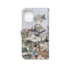 駄菓子屋商店のpapillon Book-Style Smartphone Case :back