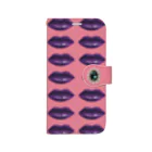 DívkaのLIP♡LIP♡LIP for iPhone 12 mini 手帳型スマホケース