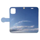 SORAIROの梅雨入り前　夕暮れ　夕方　青空あり Book-Style Smartphone Case:Opened (outside)