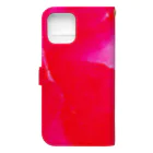 yunyunlivvyのpink red Book-Style Smartphone Case :back