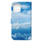 Cafe Lounge & Library pratimākrrm cĥā -ゆるやかな彫刻-のゆるやかな空 Book-Style Smartphone Case :back