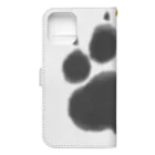 作sa/画ga/人toのcat paw Book-Style Smartphone Case :back