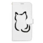 墨ねこさんしょっぷの墨ねこさん Book-Style Smartphone Case