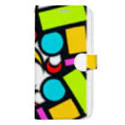 pastelia　shopのステン堂…stained  glass Book-Style Smartphone Case