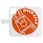 OVERALLSのOVERALLS Book-Style Smartphone Case:Opened (outside)