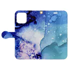 Holi Planetのsango.wa.utsukushikatta Book-Style Smartphone Case:Opened (outside)