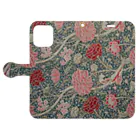 HOKO-ANのWilliam Morris "Cray" Book-Style Smartphone Case:Opened (outside)